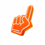 Number One (Orange) icon png