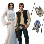 Han Solo & Leia Organa Bundle icon png