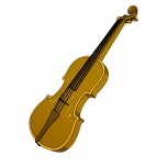 Solid Gold Fiddle icon png