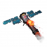 Crashing Satellite icon png